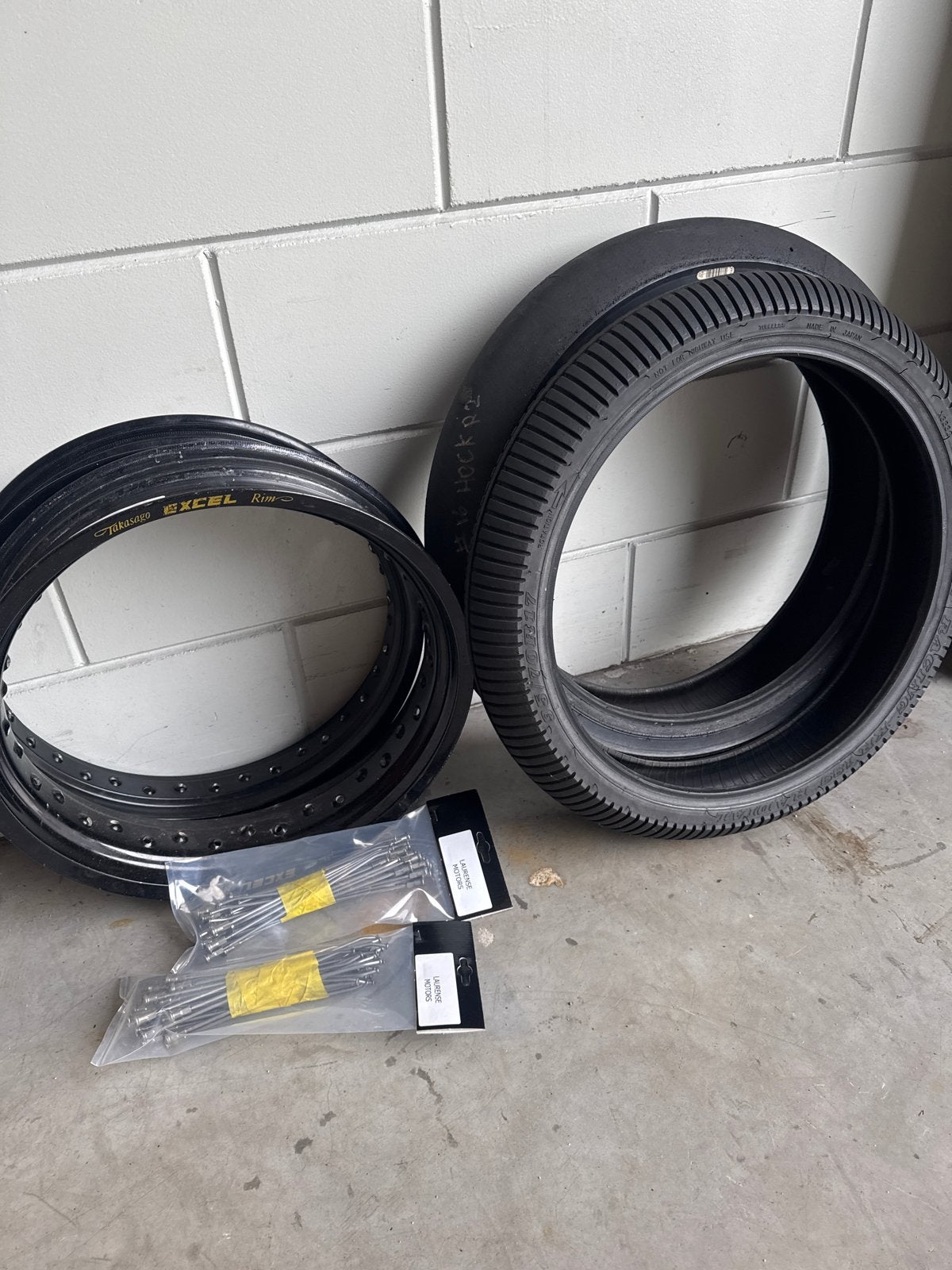 Excel Takasago velgen en banden supermotard, Motoren, Ophalen of Verzenden, Nieuw