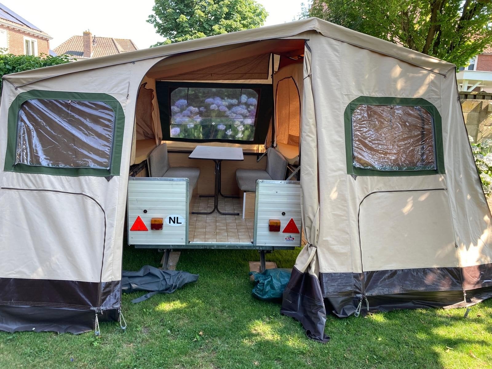 Opknap vouwwagen/ bagagewagen, Caravans en Kamperen, Ophalen
