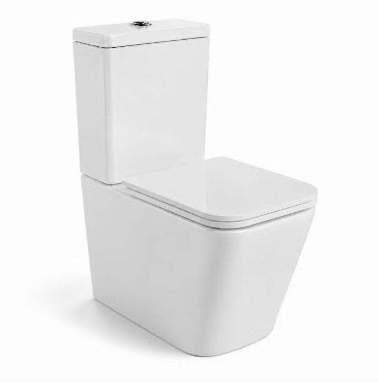 ACTIE – Complete Staande WC Set in Wit of Zwart!, Ophalen of Verzenden, Nieuw, Toilet
