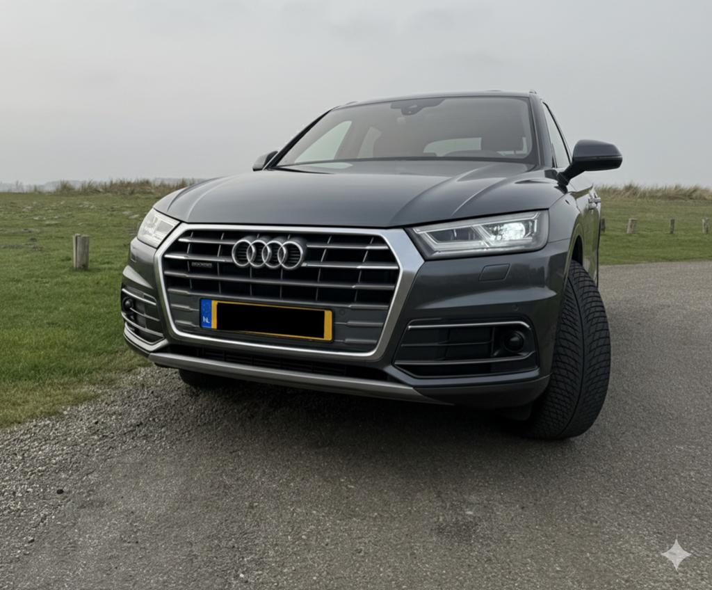 Audi Q5 2.0TFSI S-Line Luchtvering St-kachel Pano HUD Dealer, Automaat, Zwart, 4 cilinders, 14 km/l