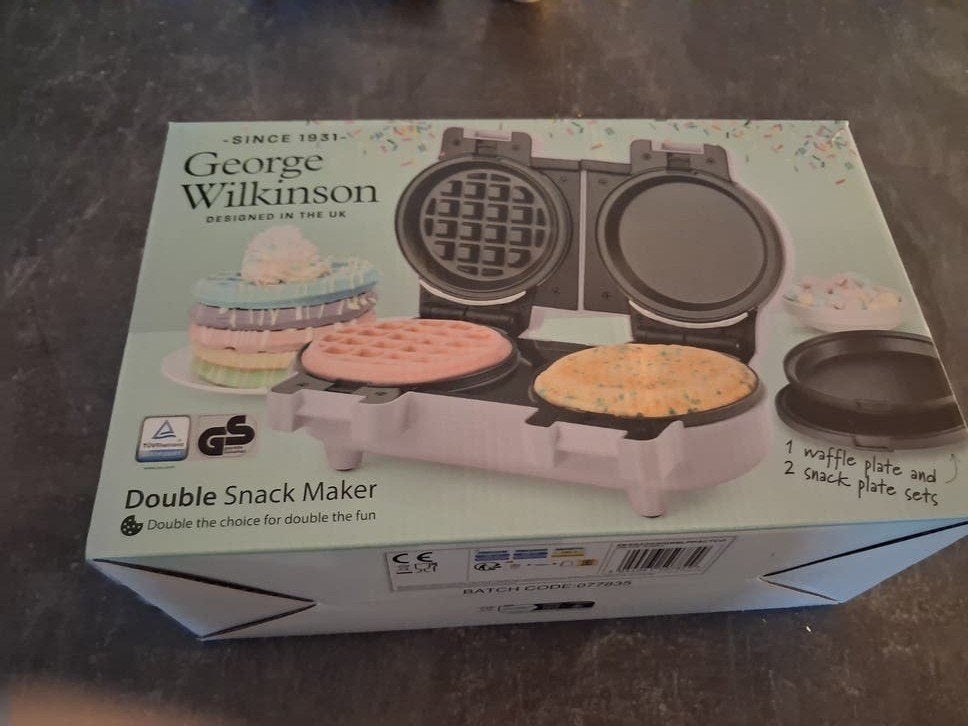 Doubele snack macker Merk George Wilkson, Ophalen, Nieuw