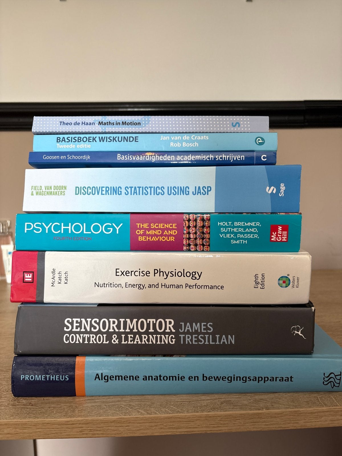 Boekenpakket 1e jaar Bewegingswetenschappen VU, Ophalen, Beta, Zo goed als nieuw, WO