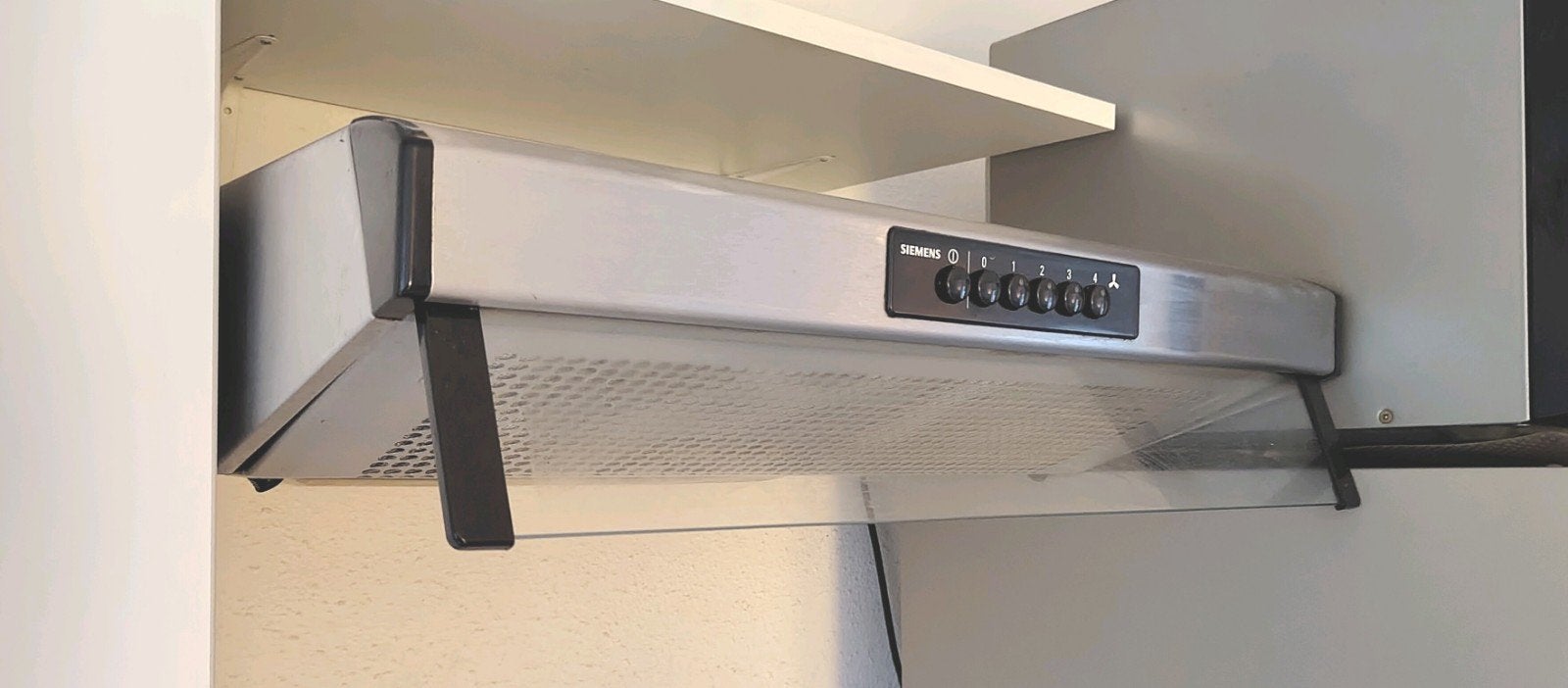 Siemens recirculatie afzuigkap 60cm, Witgoed en Apparatuur, Afzuigkappen, Ophalen, Gebruikt, Onderbouw afzuigkap, Inbouw