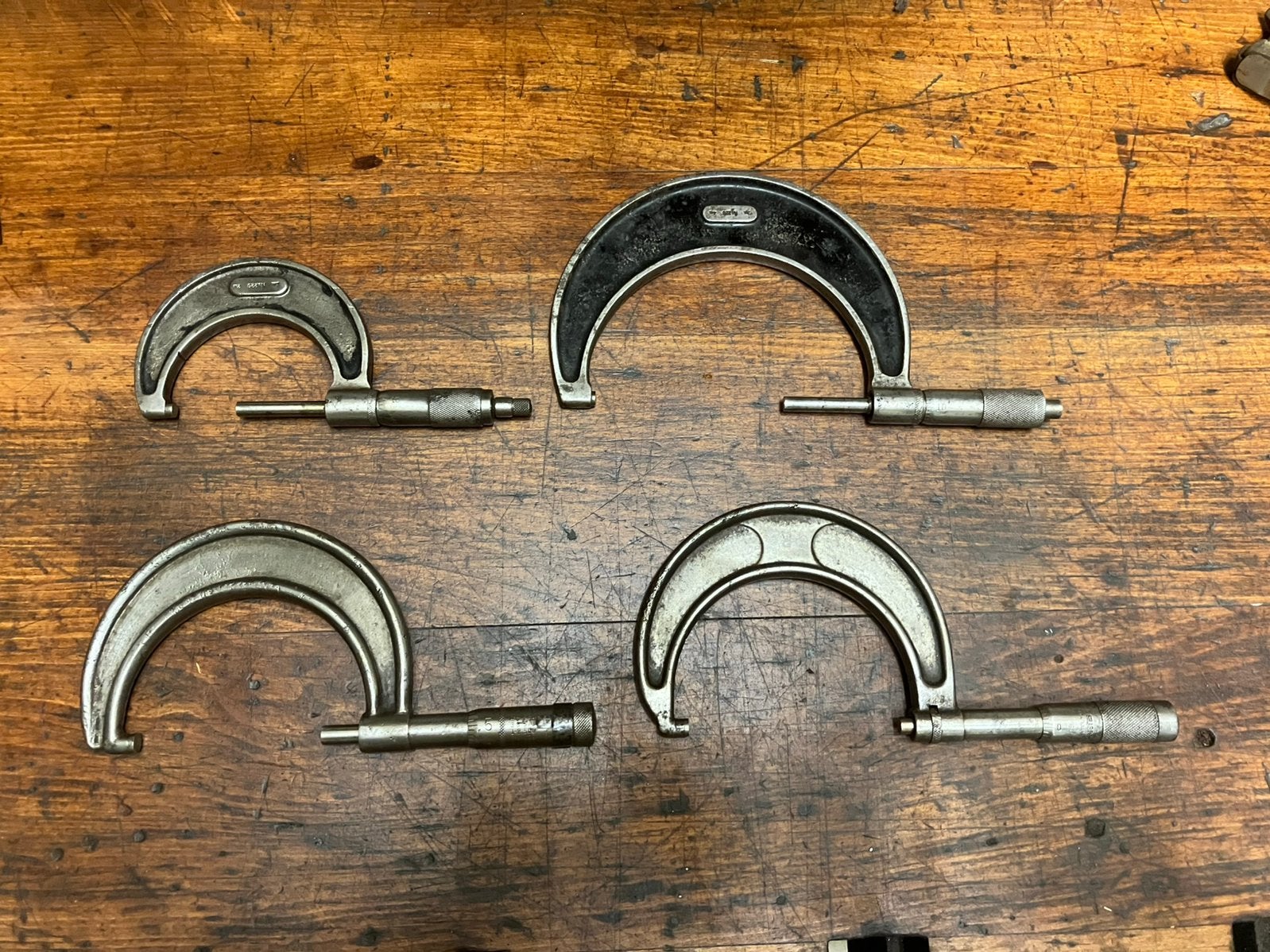 Starrett+Brown&Sharpe+J.T.Slocombe(USA)micrometers, Ophalen of Verzenden