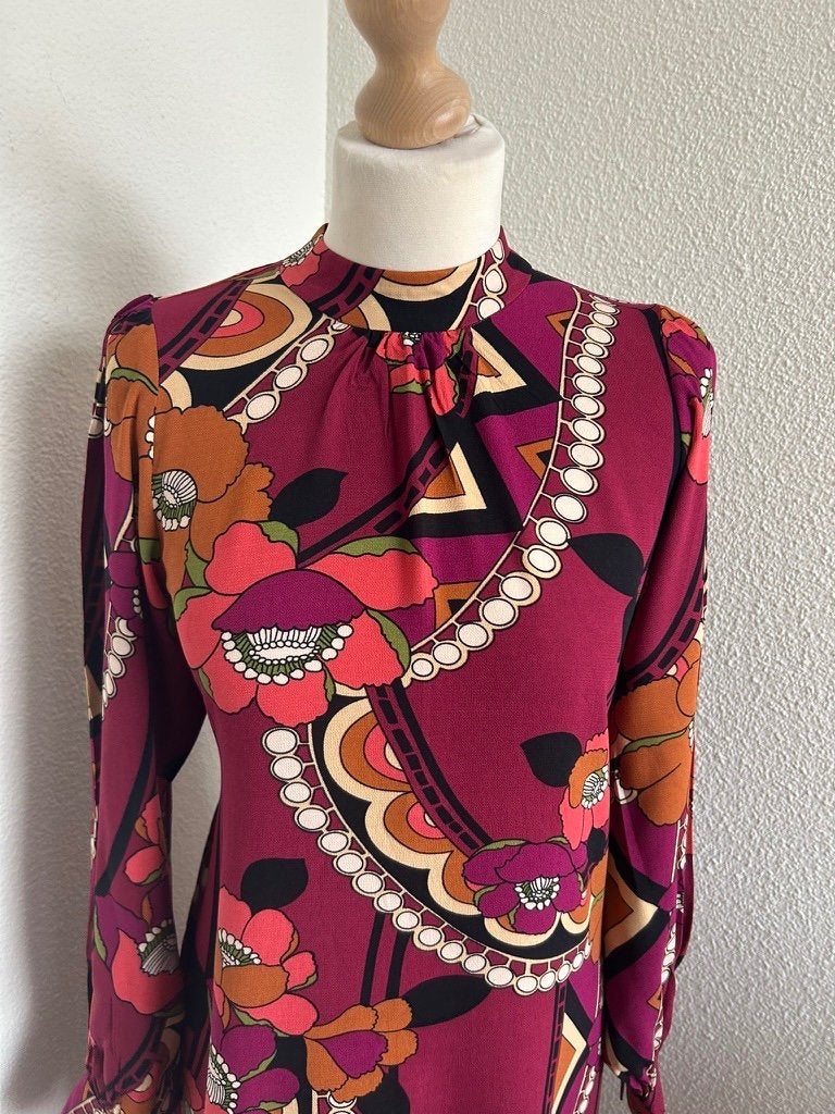 King Louie maat 40 NIEUW Sandy lovechild dress 1993, Maat 38/40 (M), Paars, Nieuw, Ophalen of Verzenden
