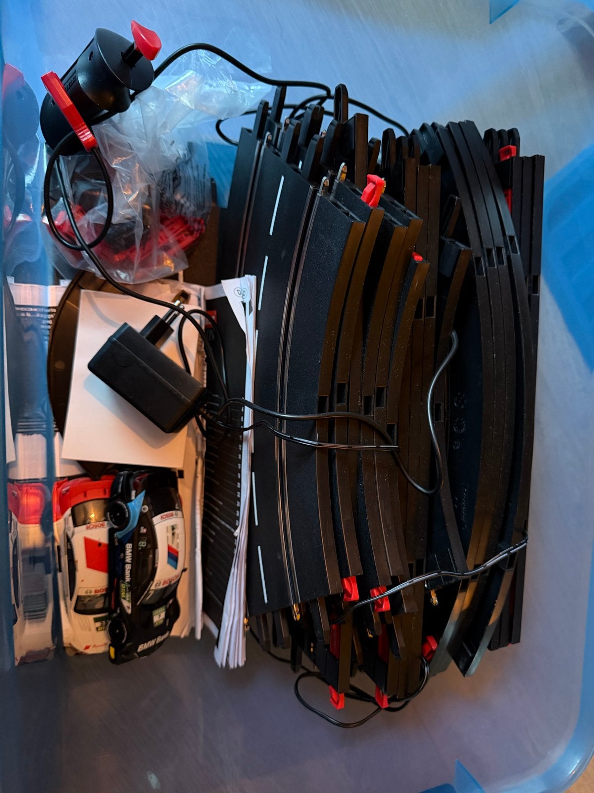 Carrera Evolution Racebaan met 2 auto's en accessoires, Carrera, Ophalen of Verzenden, Elektrisch, Racebaan