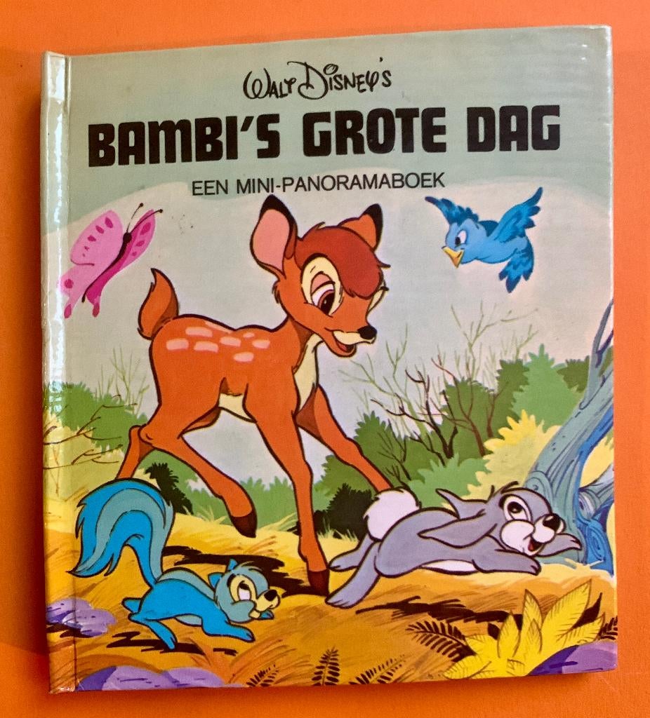 Boekje Bambi's Grote Dag - Mini-Panoramaboek Bambi Disney, Ophalen of Verzenden, Bambi of Dumbo, Zo goed als nieuw
