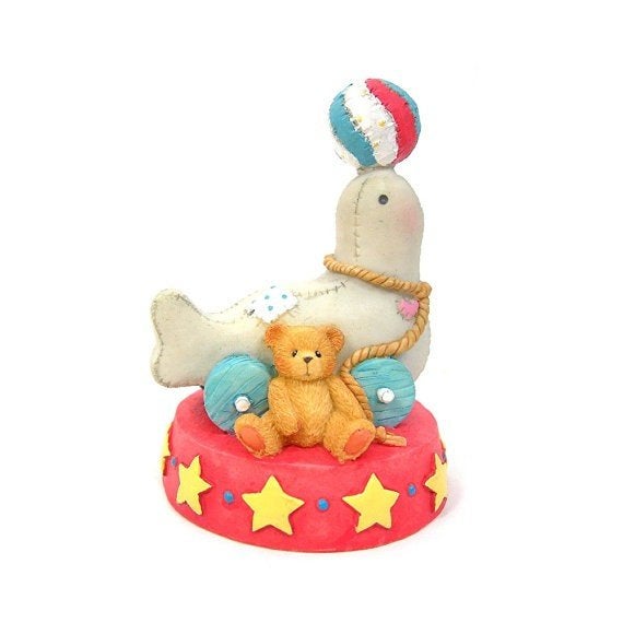 Cherished teddies Circus seal, Verzamelen, Ophalen of Verzenden, Zo goed als nieuw, Beeldje, Cherished Teddies