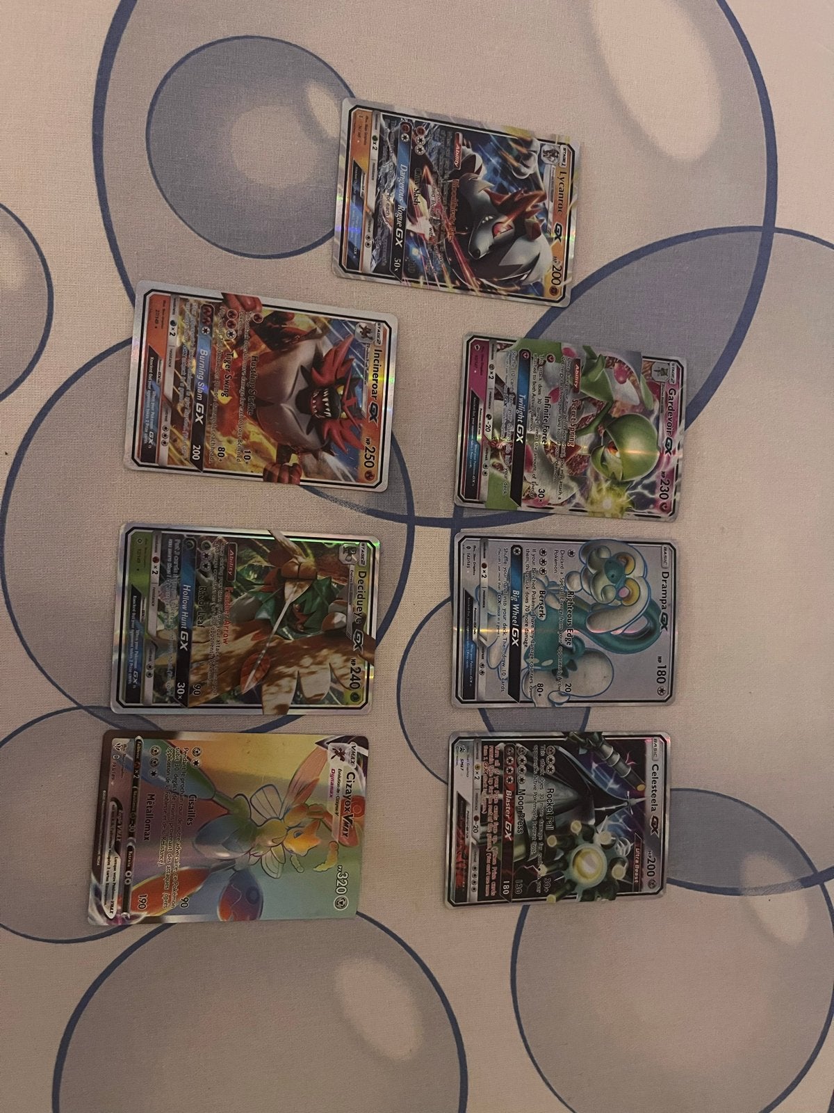 Pokémon GX en VMAX kaarten - Diverse zeldzame kaarten, Ophalen of Verzenden, Gebruikt, Meerdere kaarten, Foil