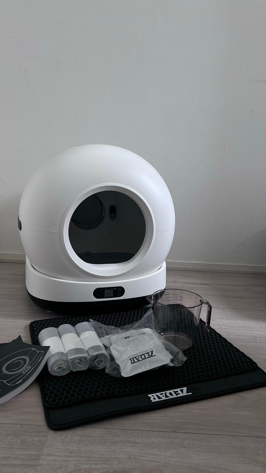 Zedar K1200 PRO Automatische kattenbak met display, Dieren en Toebehoren, Ophalen, Zelfreinigend, Nieuw