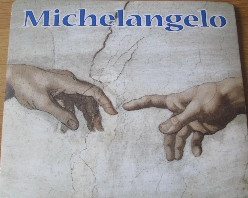 muismat met beeld van Michelangelo, Ophalen of Verzenden, Zo goed als nieuw
