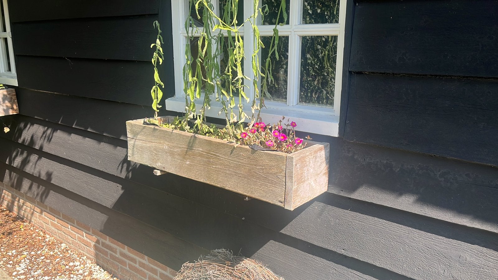 Plantenbak steigerhout, Tuin en Terras, Tuinsets en Loungesets, Ophalen, Gebruikt, Steigerhout