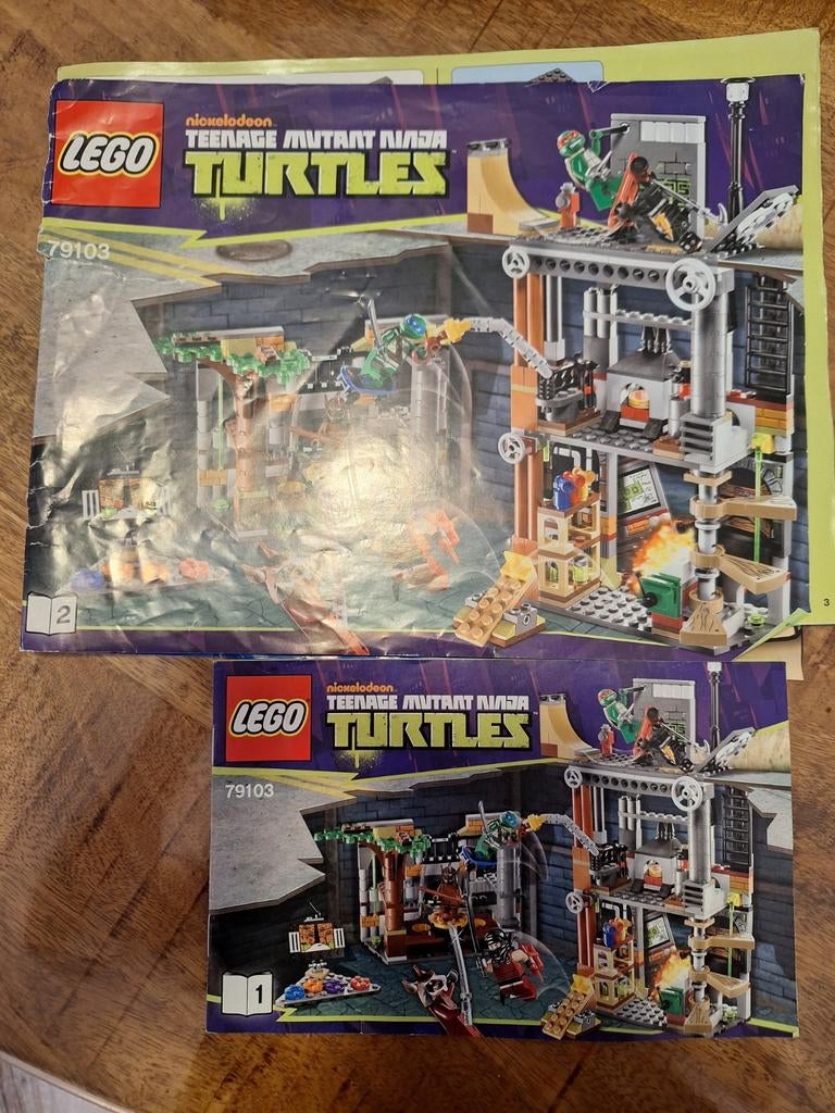 Lego teenage mutant ninja turtles 79103, Ophalen of Verzenden, Gebruikt