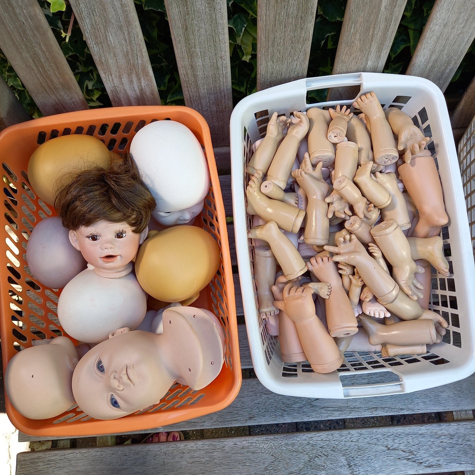 Poppen maken, koppen en ledematen van klei, Ophalen, Overige typen