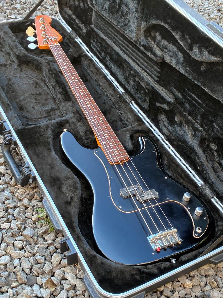 Fender Precision AS USA 2015 , zwart, Muziek en Instrumenten, Ophalen, Gebruikt, Elektrisch