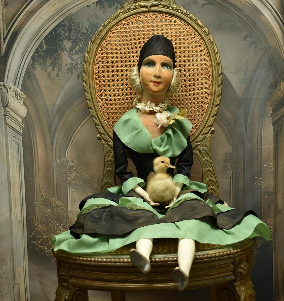 Oude Franse  Sofadoll "Uit Aletta's Tijd", Ophalen of Verzenden