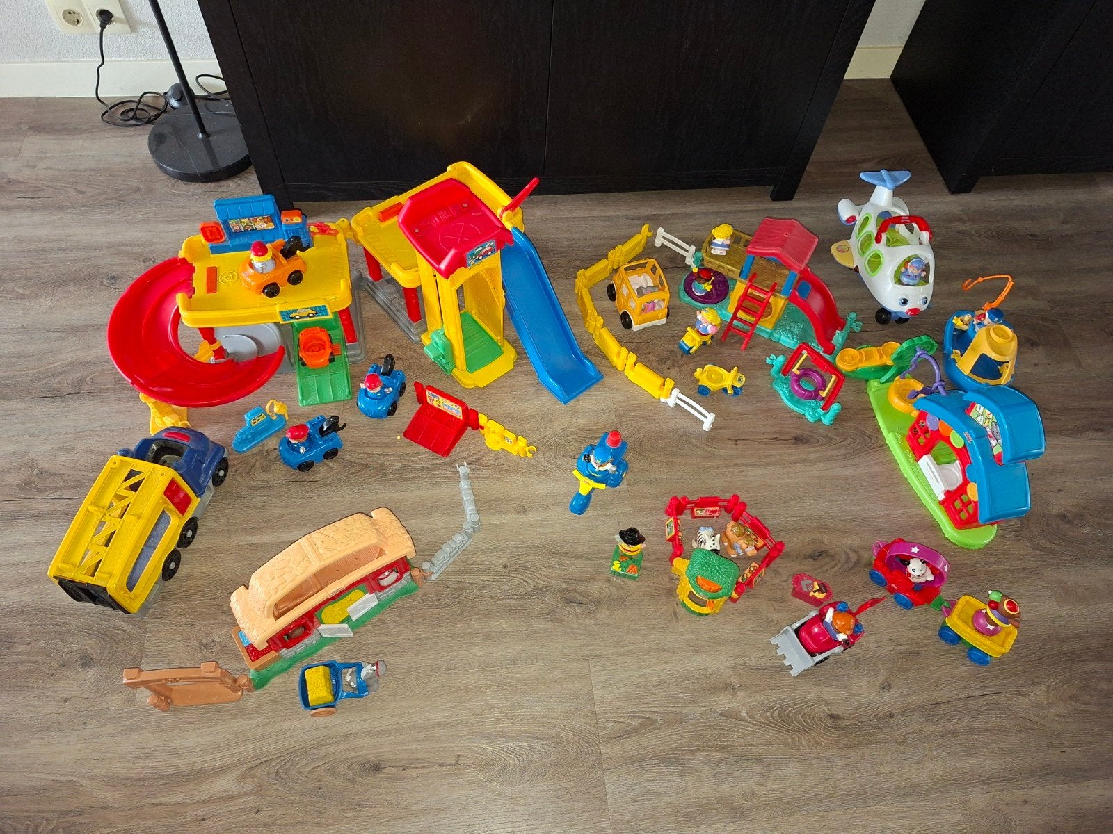 Grote Fisher-Price Little People speelset met veel extra's, Ophalen, Gebruikt, Overige typen