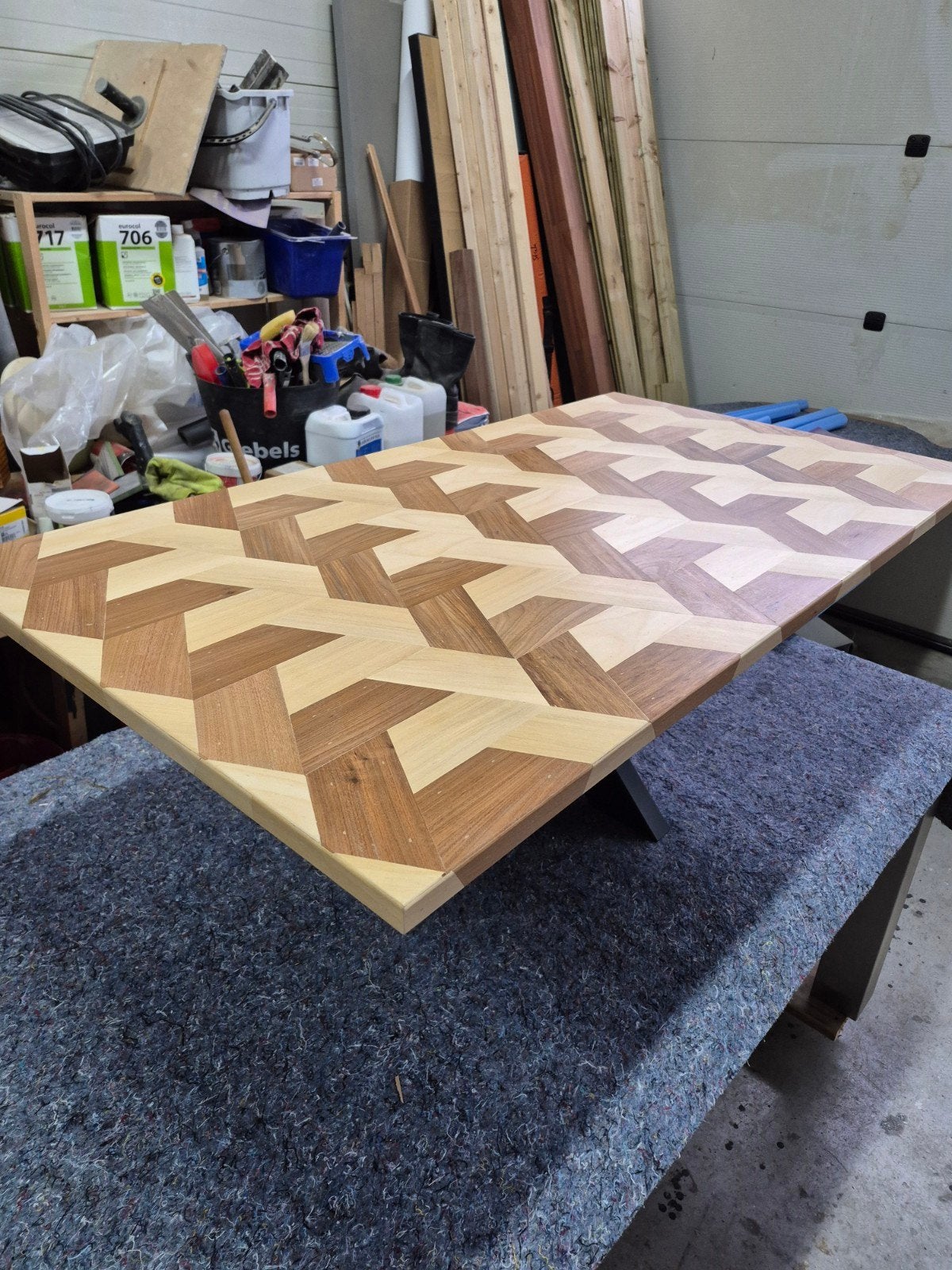 Mooie nieuwe handgemaakte salontafel, Ophalen, 100 tot 150 cm, Nieuw, 50 tot 100 cm