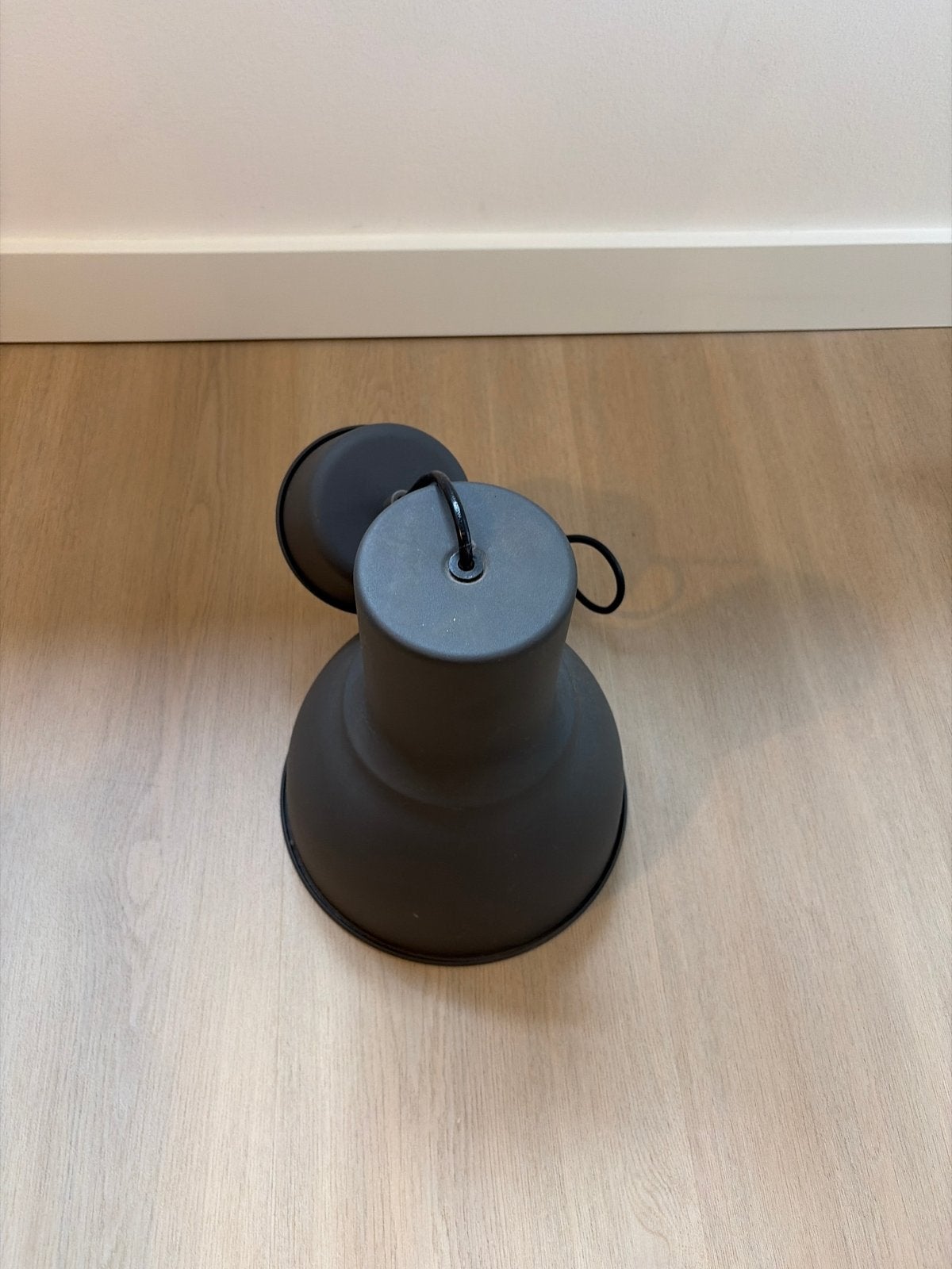IKEA Hektar hanglamp, donkergrijs, kleine maat, Ophalen, Gebruikt, Metaal, E27 (groot)