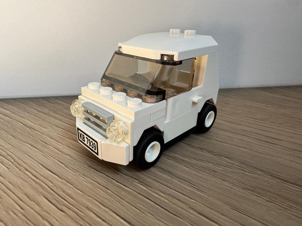 Witte Auto uit Lego set 7939, Ophalen of Verzenden, Zo goed als nieuw, Lego