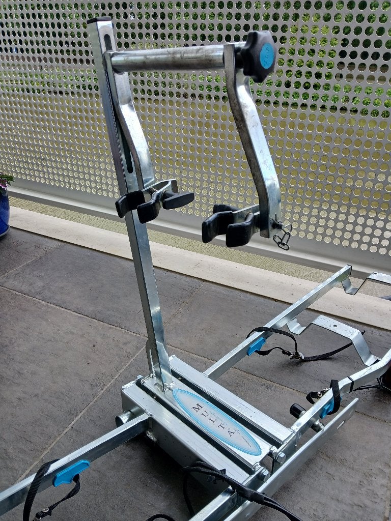 Fietsendrager, Auto diversen, Fietsendragers, Gebruikt, Trekhaakdrager, 2 fietsen, Elektrische fiets, Ophalen