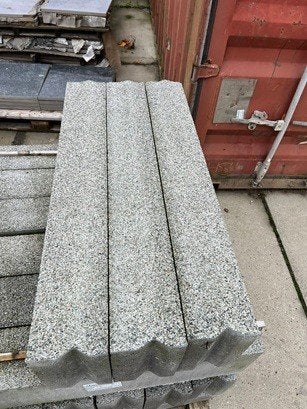 opsluitband 15x25x100 grijs uitgewassen, Tuin en Terras, Overige typen, Nieuw, Ophalen of Verzenden, Minder dan 25 cm