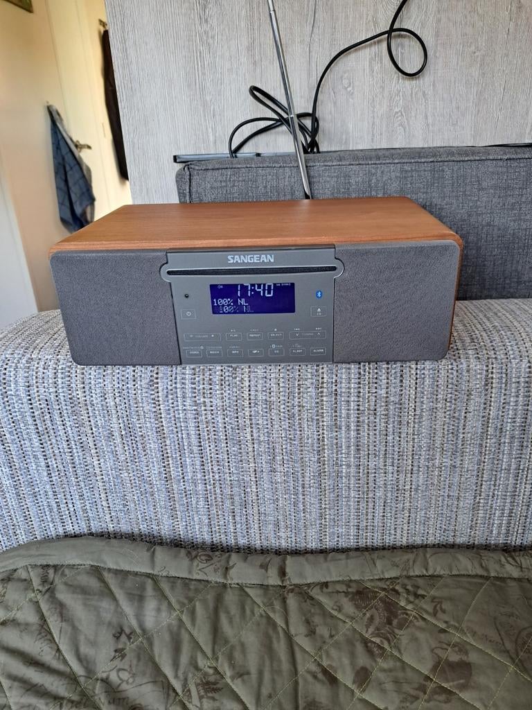 Te koop Sangean DDR-47BT DAB+RADIO/CD BLUETOOTH., Audio, Tv en Foto, Radio's, Ophalen, Zo goed als nieuw
