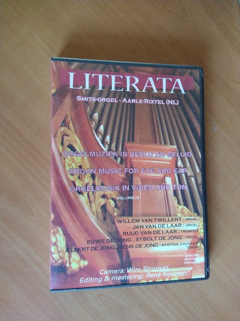 CD + DVD Literata - Orgelmuziek In Beeld en Geluid 4, Alle leeftijden, Ophalen of Verzenden, Zo goed als nieuw