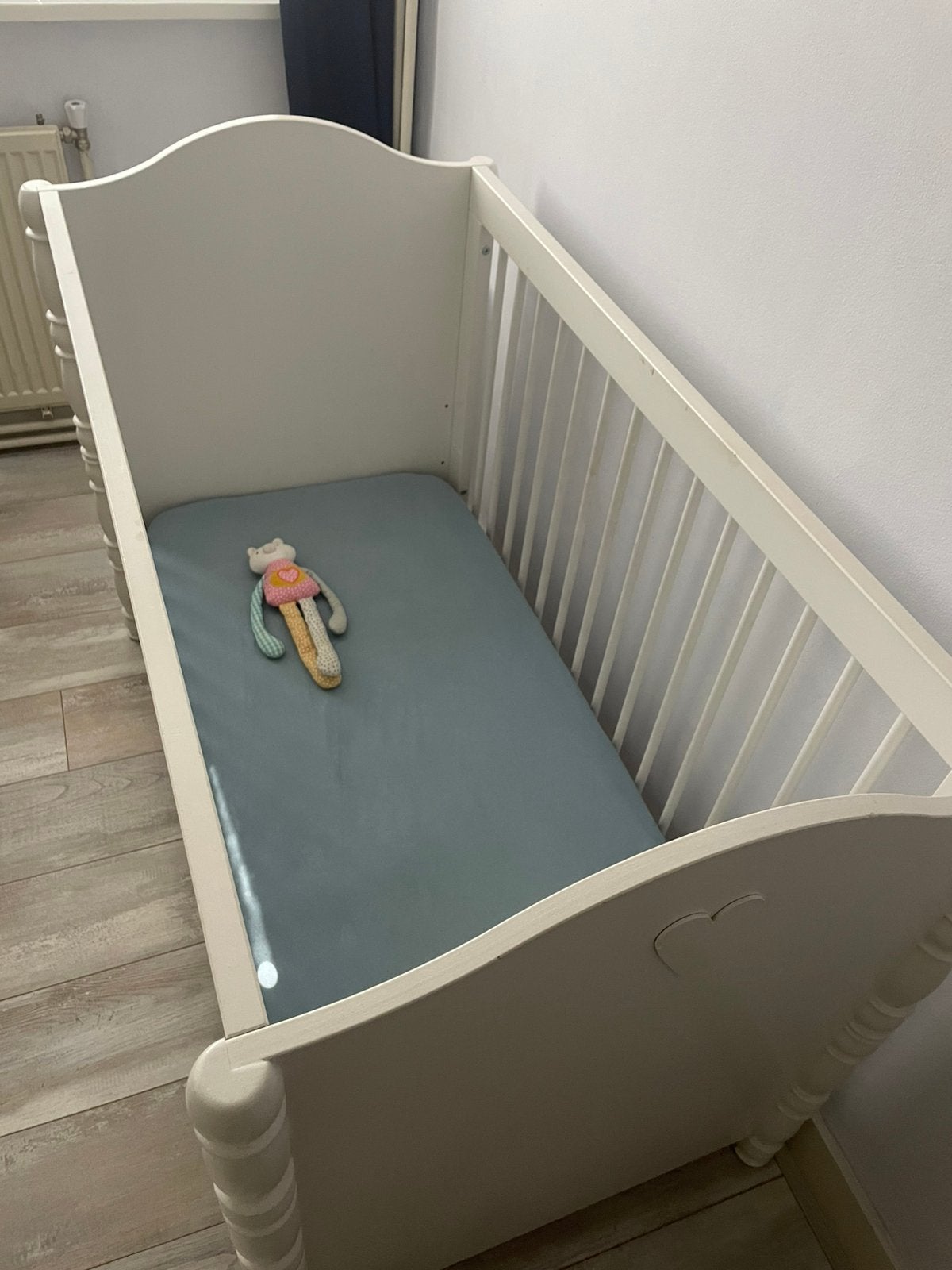 Ledikant, Ophalen, Zo goed als nieuw, Minder dan 140 cm, Matras