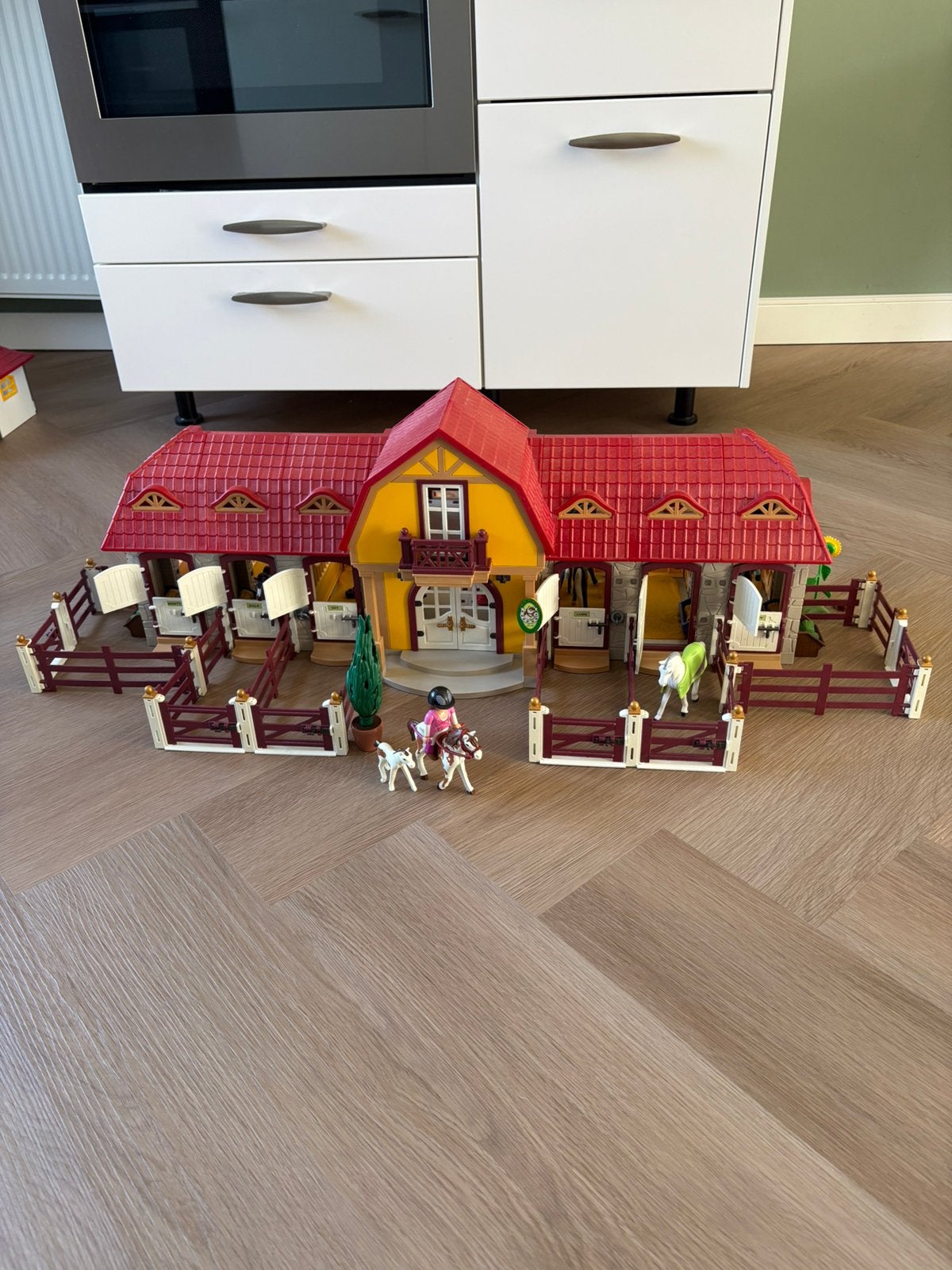 Playmobil grote paardenranch, Ophalen, Gebruikt