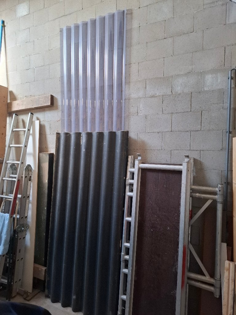golfplaten, Ophalen, Kunststof, Zwart, 5 tot 10 m²