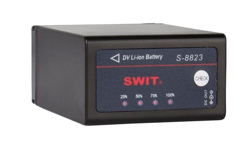 S-8823 | 18Wh/2.5Ah V-type DV battery, SWIT Electronics Europe GmbH, Nieuw, Ophalen of Verzenden, Heerdterbuschstr.10 / Halle 9   41460 Neuss, Germany