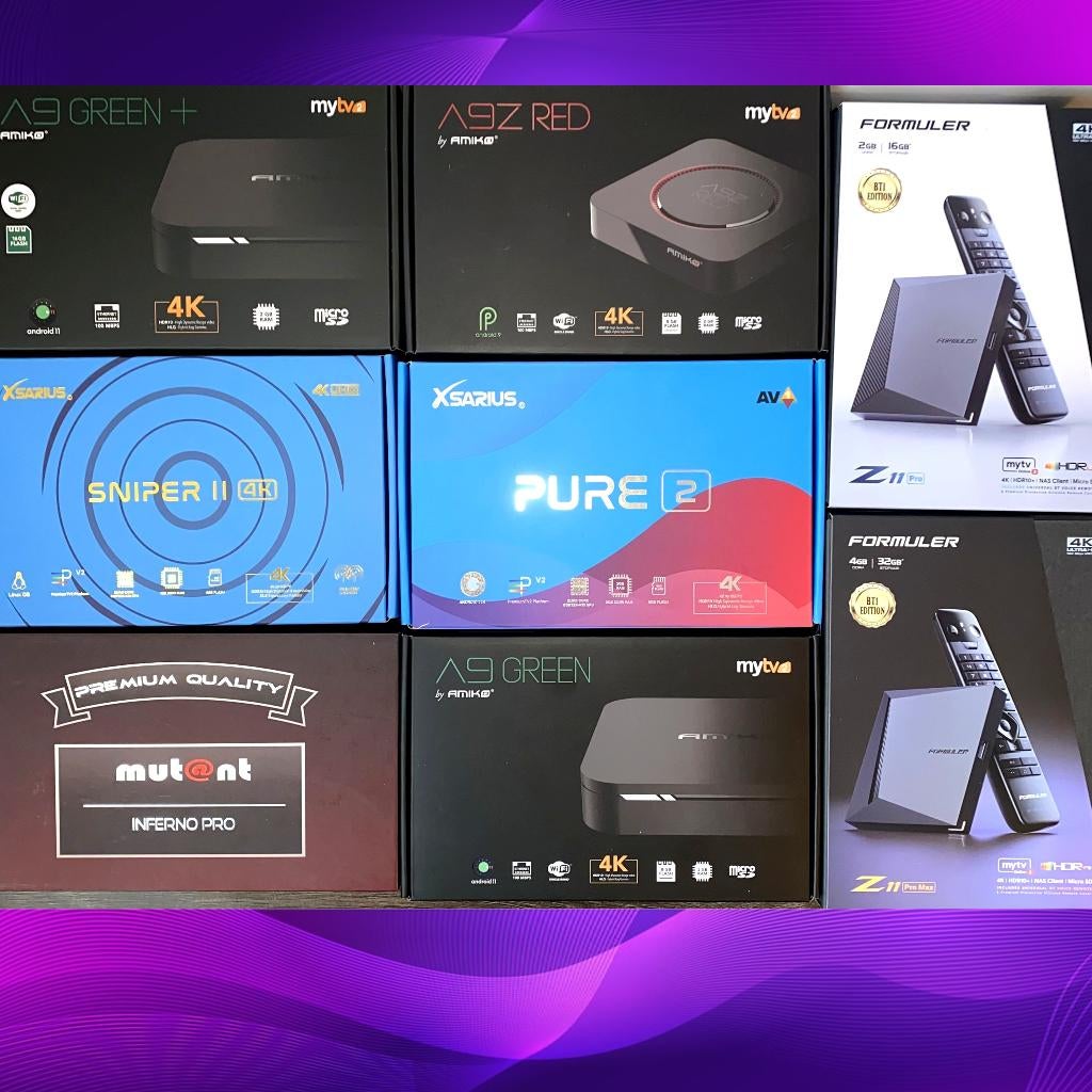 Prixon - Amiko - Xsarius - Formuler - TV Box - IPTV - Kastje, Ophalen of Verzenden, Nieuw