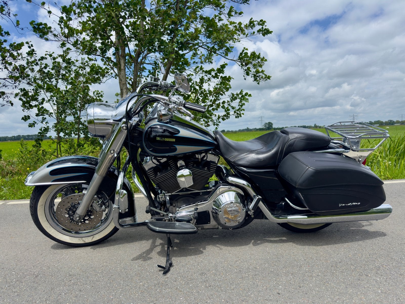 Harley Davidson Road King Custom 2004 - 33.032 km, Motoren, Motoren | Harley-Davidson, 2 cilinders, Occasion, Motorrijbewijs A