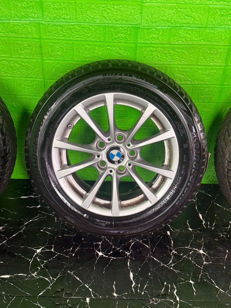 Originele BMW 3 4-Serie velgen 16" 5x120 Style 390 winterset, Niet ingevuld, Gebruikt, 16 inch, Banden en Velgen