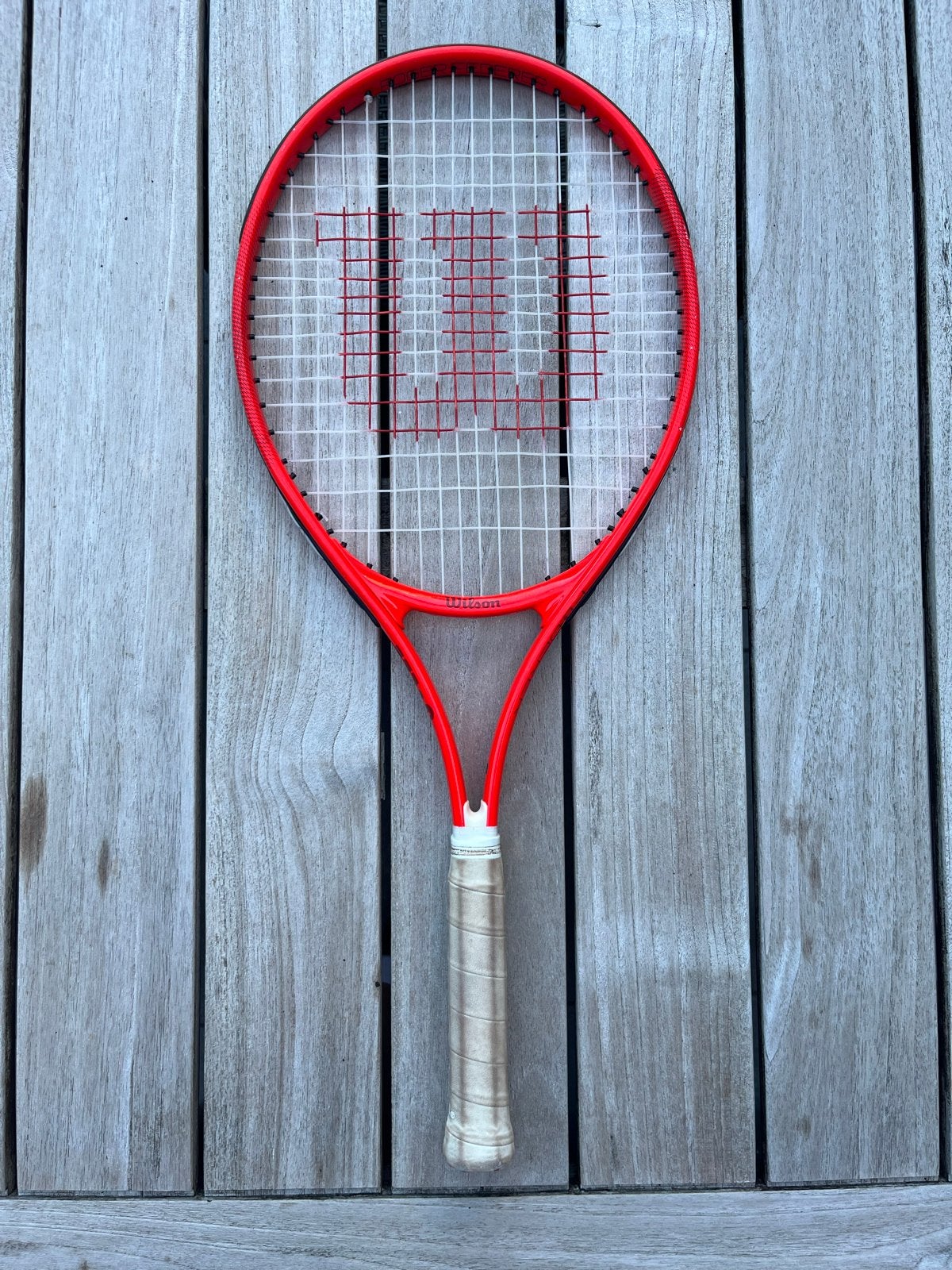Wilson Roger Federer 25 tennisracket - Gripmaat 3 7/8, Sport en Fitness, Ophalen, Gebruikt, Wilson, Racket