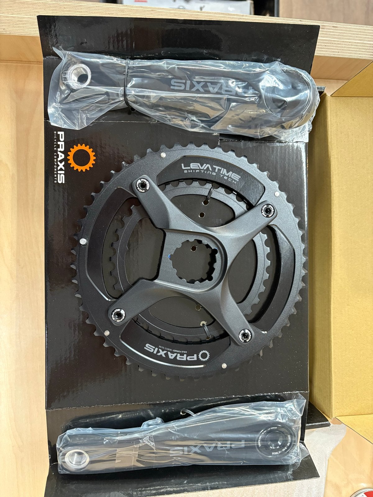 Praxis Zayante Carbon M30 Crankstel 172.5mm 52/36 Nieuw, Ophalen of Verzenden, Praxis, Racefiets, Carbon