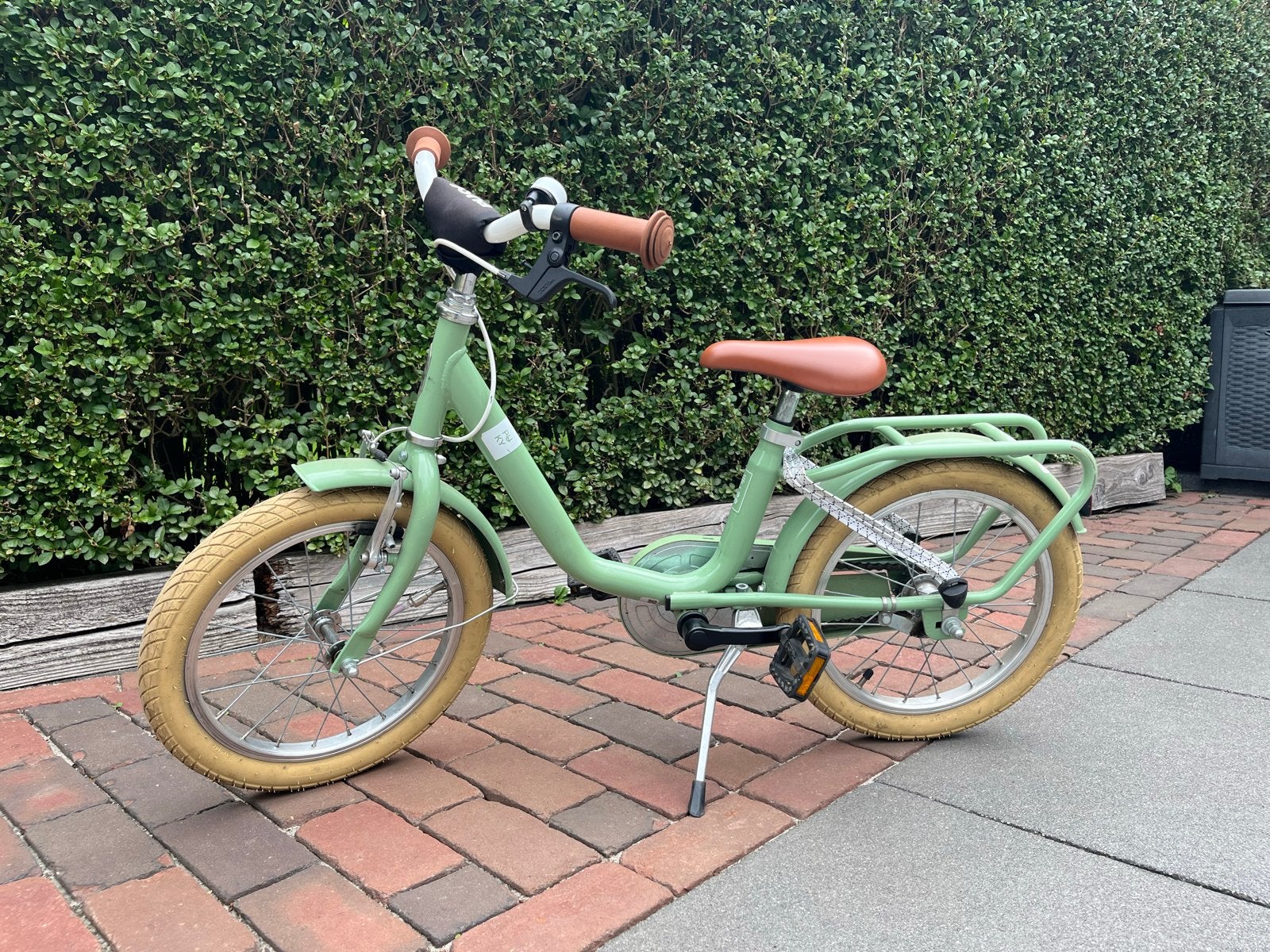 Puky Youke kinderfiets - Groen 16 Inch, Ophalen, Gebruikt, Velgrem, 16 tot 20 inch