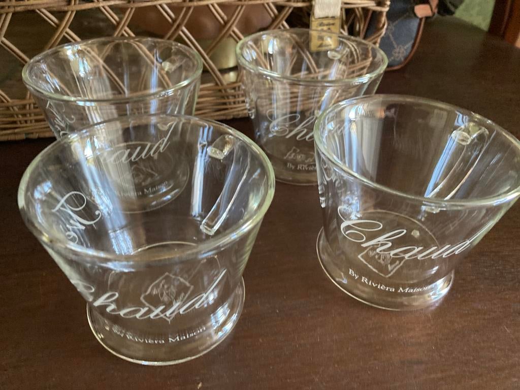 RIVIERA MAISON THEE GLAZEN, Huis en Inrichting, Keuken | Servies, Glas of Glazen, Ophalen of Verzenden, Overige stijlen, Glas