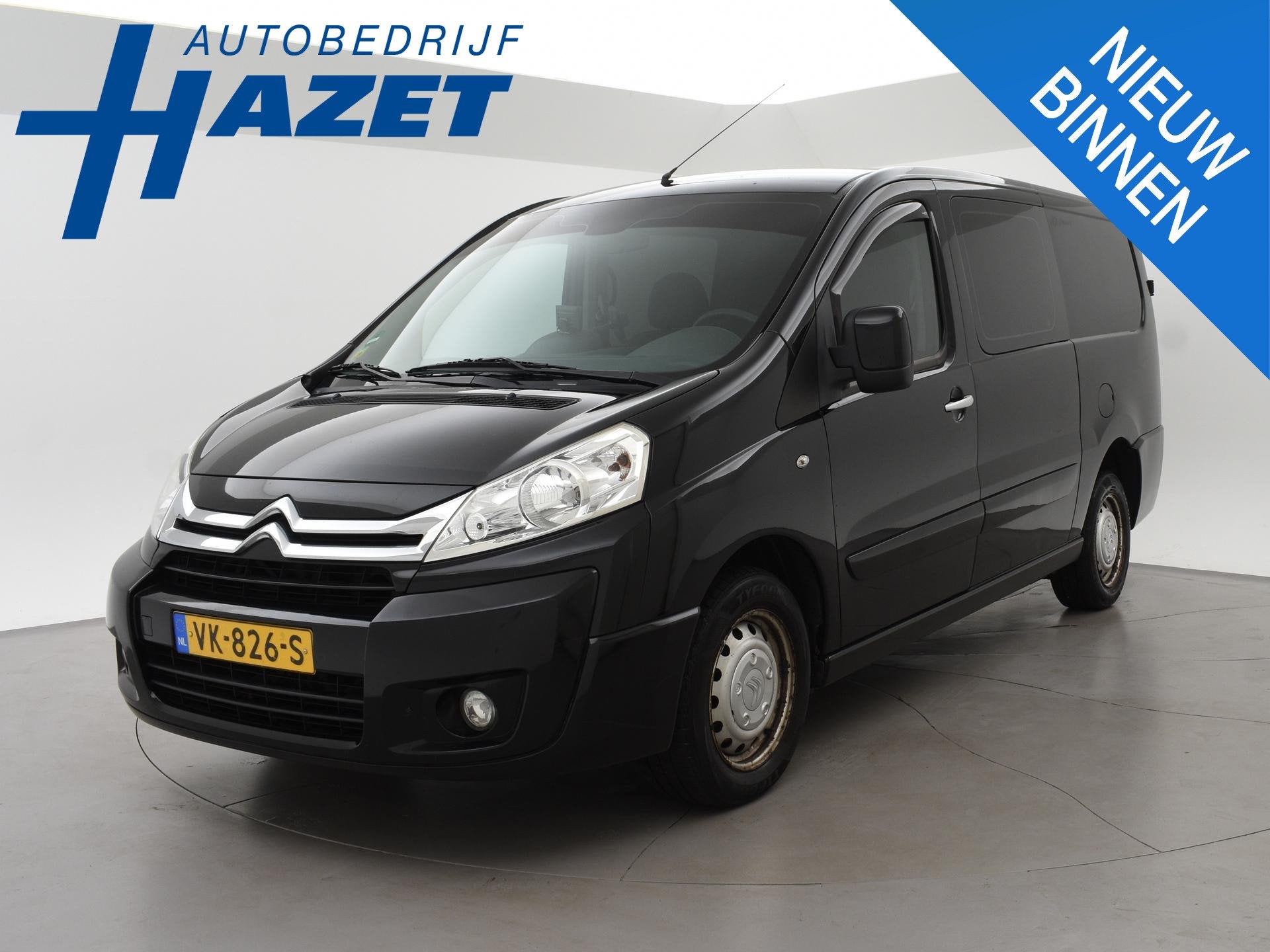 Citroen Jumpy 12 2.0 HDI L2H1 163 PK 5-PERS DUBBEL CABINE +, Auto's, Voorwielaandrijving, Euro 5, Stof, Gebruikt