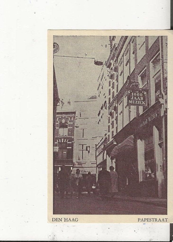 Den Haag Papestraat 8 Muziekwinkel 1000 jaar Muziek, Ophalen of Verzenden, Gelopen, Zuid-Holland