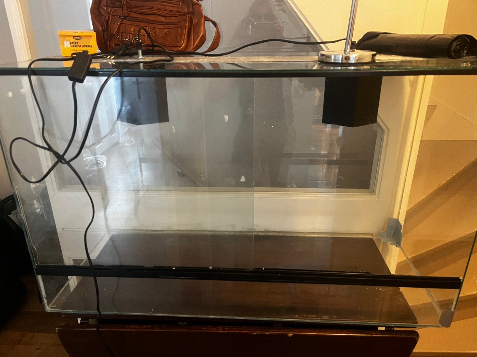 Glazen hok/terrarium knaagdier/reptiel 100cmx50x60, Dieren en Toebehoren, Reptielen en Amfibieën | Toebehoren, Ophalen, Gebruikt