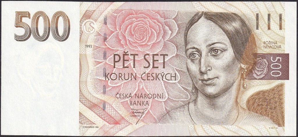 Tsjechië 500 korun 1993 XF p.7a (# 1347), Verzenden, Overige landen, Los biljet