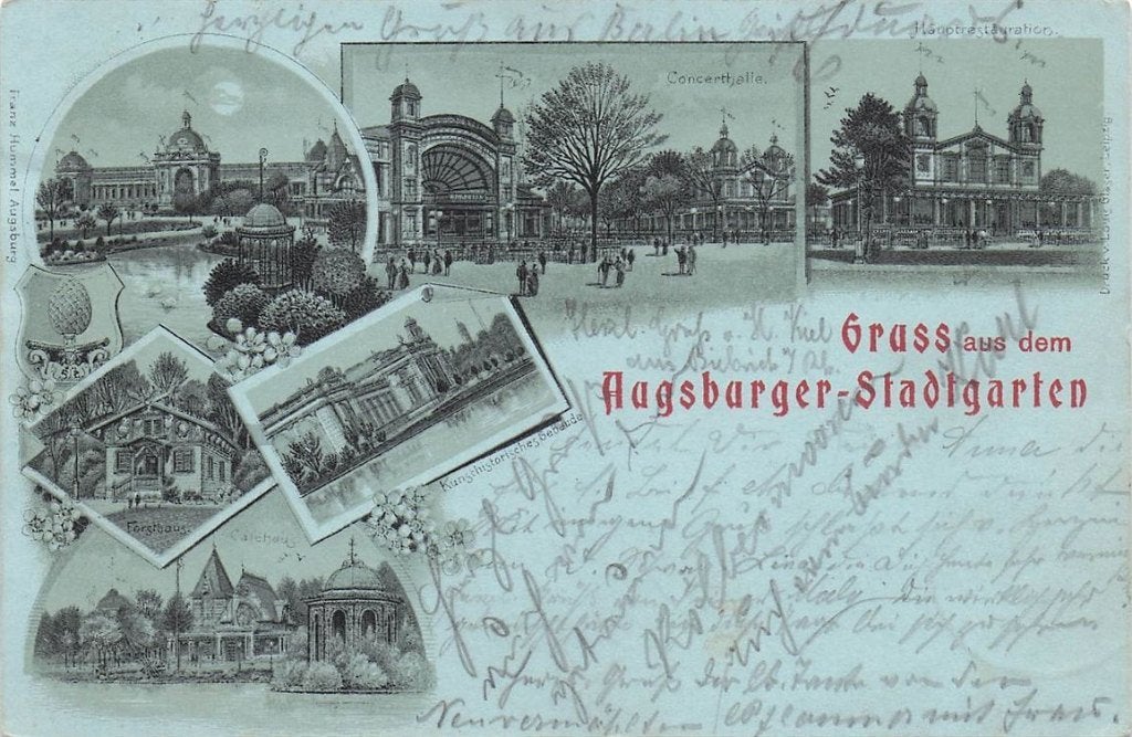 702-167-037 Augsburg, Verzenden, Voor 1920, Duitsland
