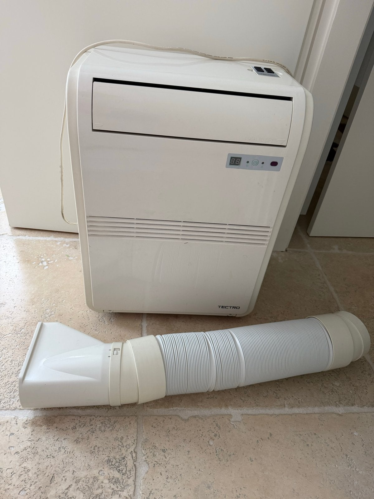 Mobiele airco Tectro - Koel en ontvochtig je huis!, Witgoed en Apparatuur, Airco's, Gebruikt, Mobiele airco, Minder dan 60 m³