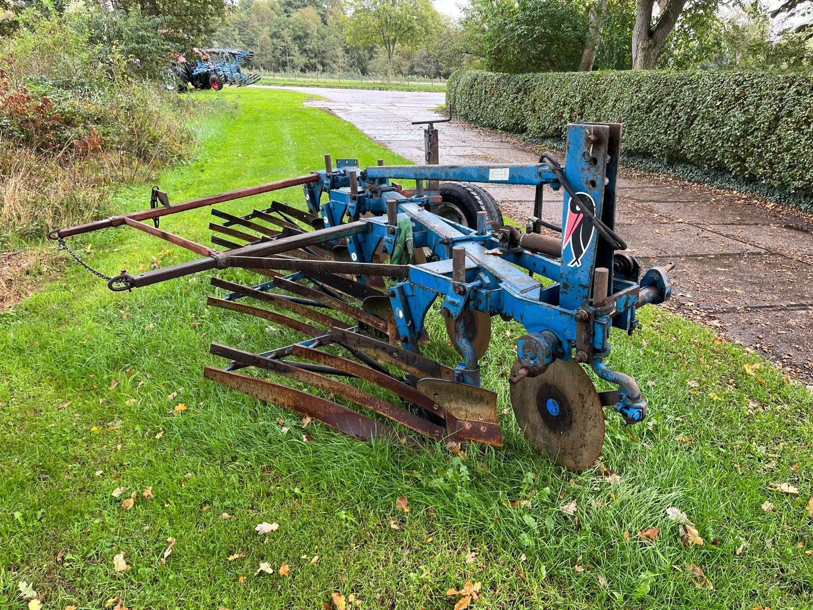 Rabe 4-schaar rondgaande ploeg met vorenpacker, Ophalen of Verzenden, Akkerbouw, Grondbewerking