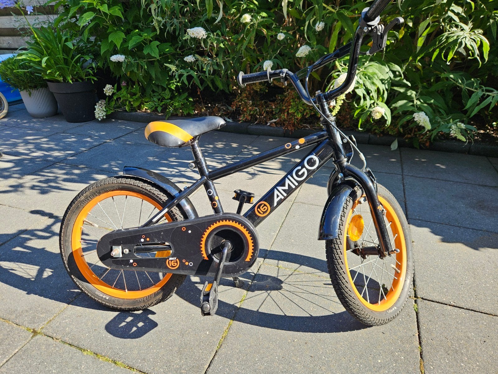 Amigo fiets 16 inch, Ophalen, Terugtraprem, Staal, Amigo BMX