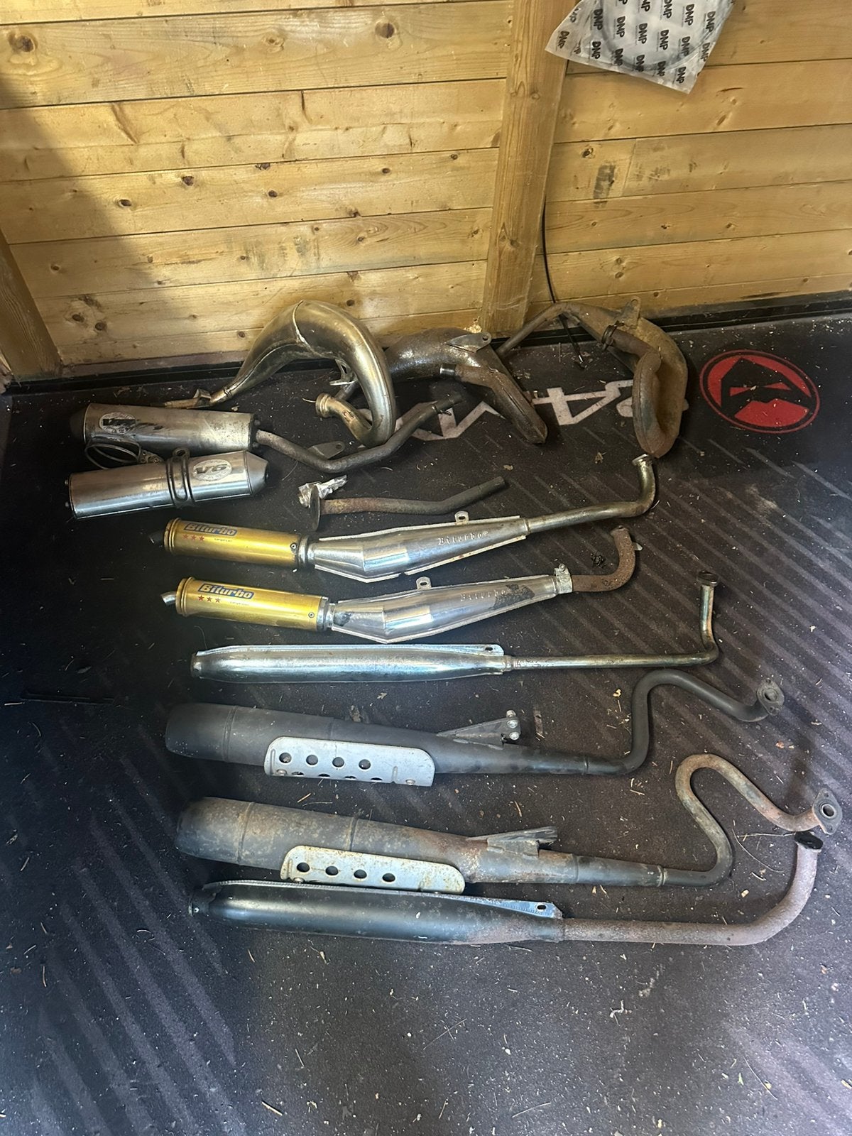 Tomos en derbi uitlaaten, Ophalen