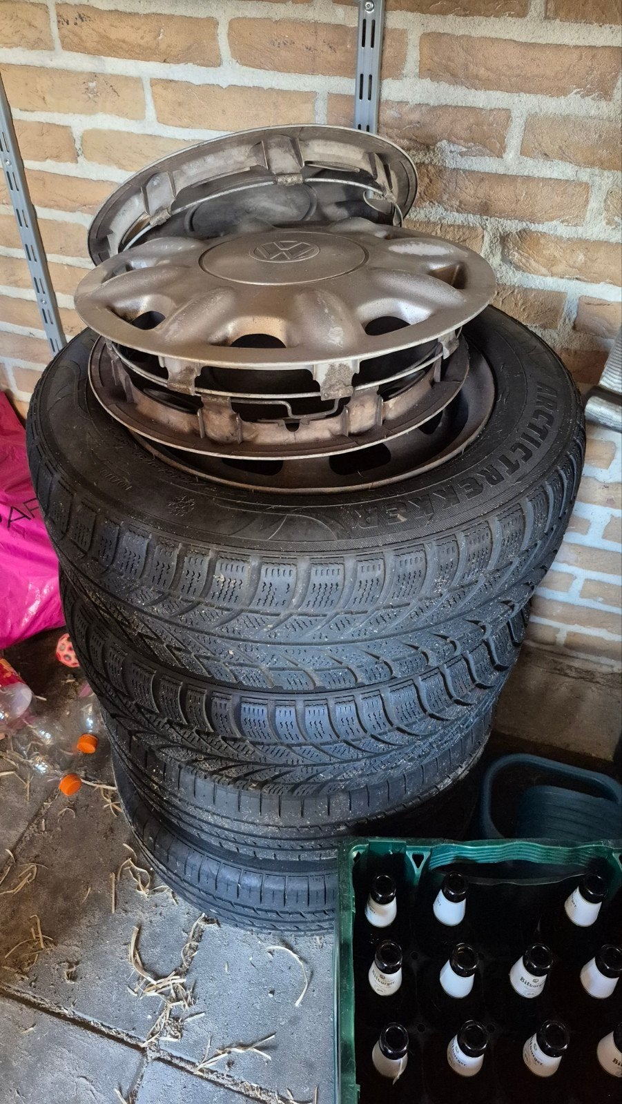 VW Lupo originele (stalen) velgen 13", Ophalen, Gebruikt