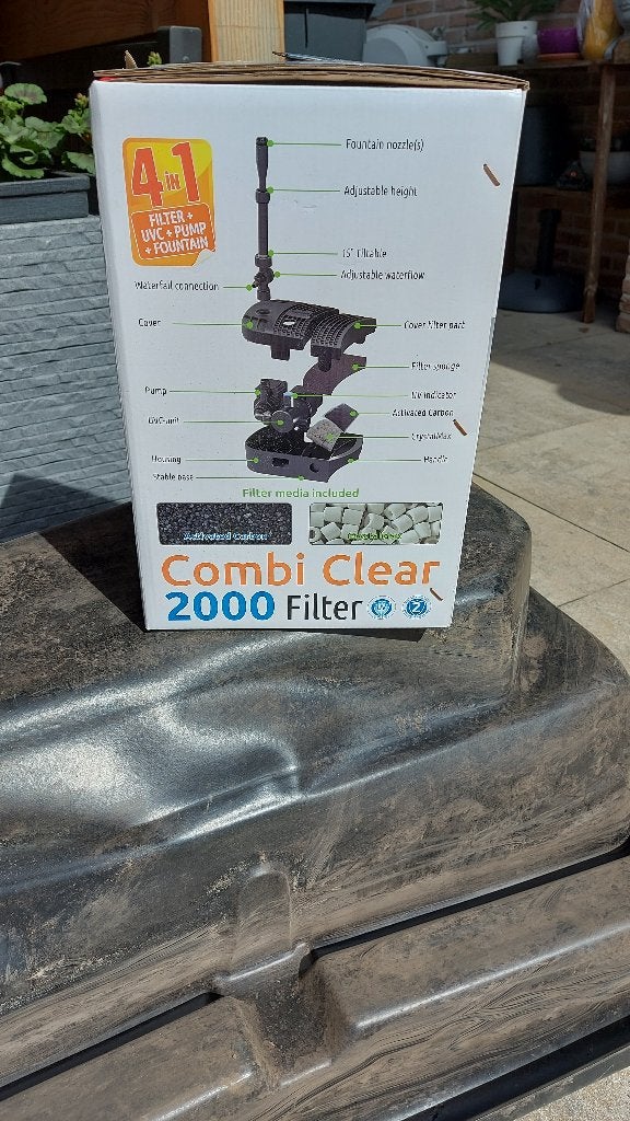 Ubbink vijver Start 150 + Combi Clear 2000 filter, Ophalen, Zo goed als nieuw, Vijverfilter